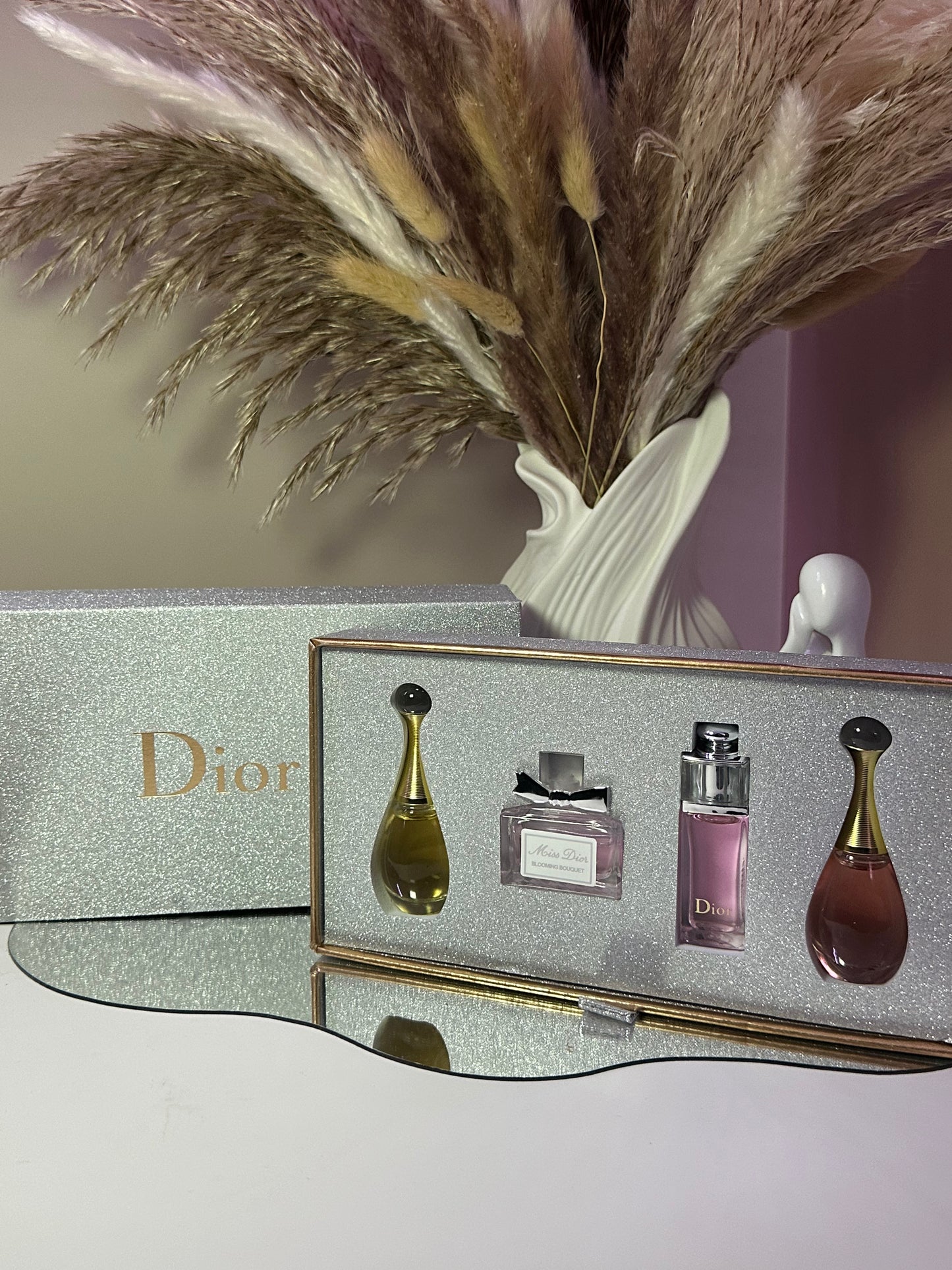 Dior Mini Perfume Gift Set 4 Piece Collection J’adore, Miss Dior & Dior Addict