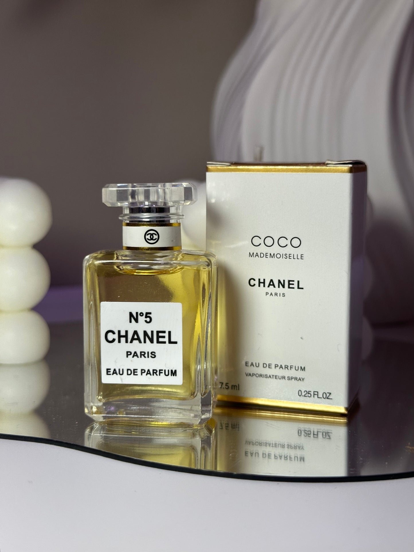 Chanel Mini Perfume Duo Set No.5 & Coco Mademoiselle Eau de Parfum 2x7.5ml